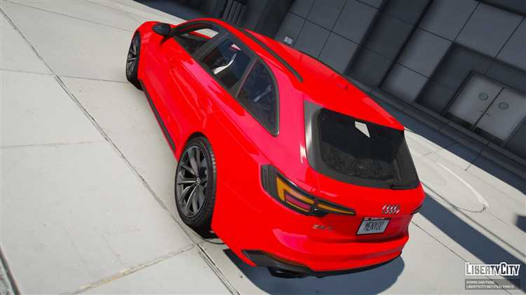 Машина для GTA 5 Audi RS4 Avant – быстрый и стильный автомобиль в игре